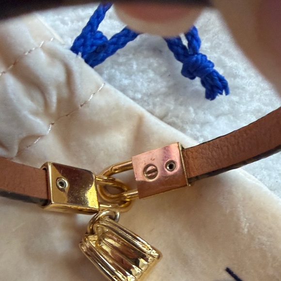 Louis Vuitton Gold and Brown Bracelet - Picture 7 of 11